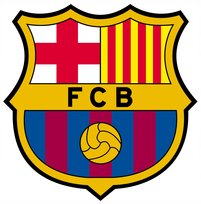 Naprasowanka Termo Naklejka na Odzież Barcelona logo herb inna (Inny)