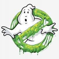 Naprasowanka Termo Naklejka na Odzież Duch Pogromcy Duchów Ghost Busters V2