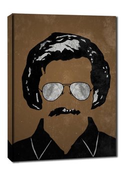 Narco Charlatans - Pablo Escobar, Cocaine - obraz na płótnie 61x91,5 cm - Galeria Plakatu