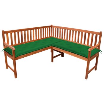 Narożna ławka ogrodowa z poduszkami, 150 cm, drewno akacjowe - vidaXL