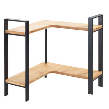 Narożna półka kuchenna LOU, 2 poziomy, 30 x 33 x 30 cm, WENKO - WENKO