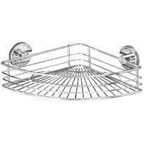 Narożna półka łazienkowa WENKO Bari Vacuum-Loc, 32x22x8,5 cm