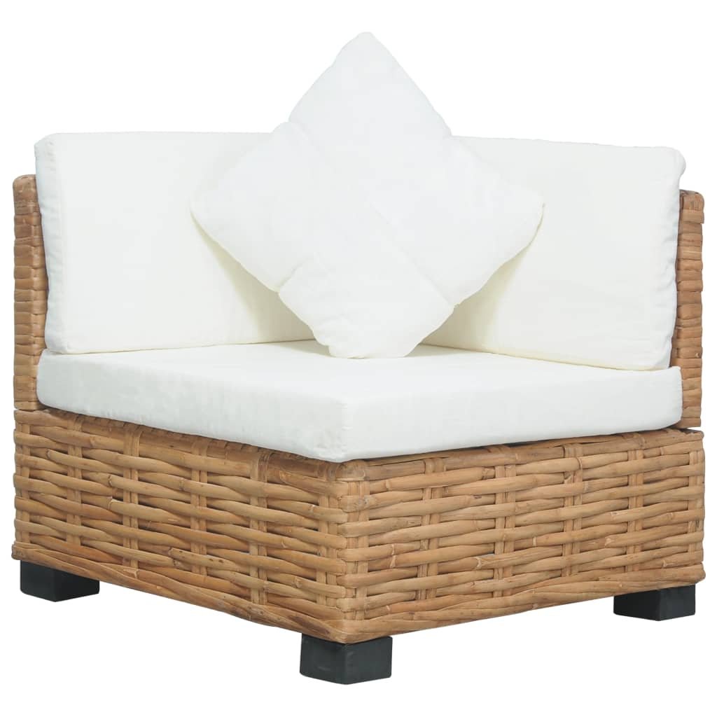 Narożna sofa z poduszkami VIDAXL, brązowa, 66x69x62 cm