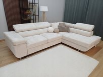 Narożnik Aston do salonu Rozkładany Funkcja spania Rogówka Modne Kolory KMK