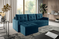 Narożnik IVIO , funkcja spania , Velvet , welur , rozkładany