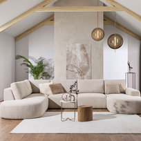 Narożnik TOMINO XL Modułowy OBL+1,5+1,5+R+OP Szerokość 393 cm