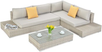 Narożnik Z Technorattanu Verona Beige - Focus Garden