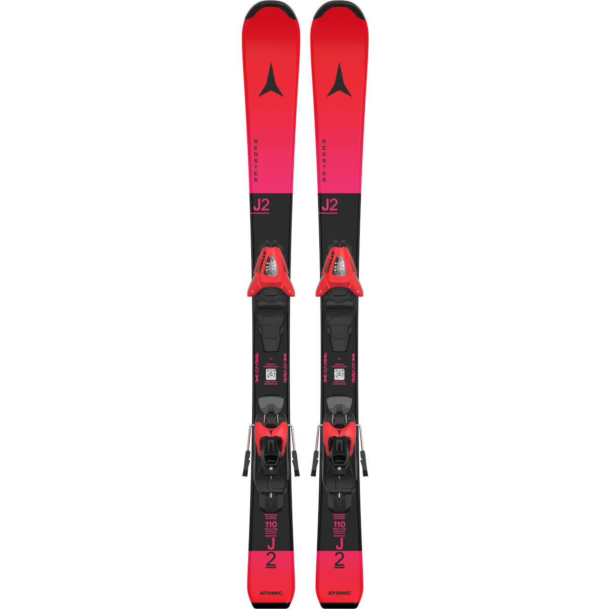 Ski Atomic Redster 110 Cm - Avec Fixations 4.5, Skis De Piste Débutant, Occasion