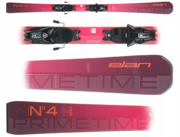 Narty Elan PRIMETIME N4 2025 + Wiązania PROTECTOR SHIFT 11.0 GW 158cm - Elan