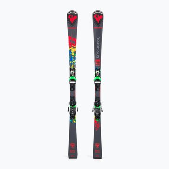 Narty zjazdowe Rossignol HERO ELITE ST TI LTD K + SPX14 czarno-czerwone RRLPH06 - Rossignol