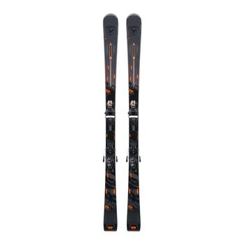 Narty zjazdowe Rossignol React 10 TI K + SPX12 szaro-czarne RRLLM01 168 cm - Rossignol