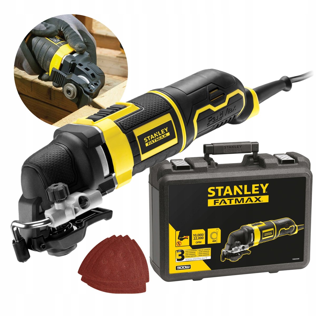 Narzędzie wielofunkcyjne STANLEY, 300 W FME650K-Zdjęcie-0