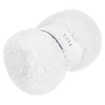 Narzuta/Koc 200x220 cm Yeti włochacz biały Spod Igły i Nitki - Spod Igły i Nitki