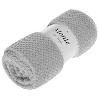 Narzuta/Koc 75x150 cm Monte szary Spod Igły i Nitki