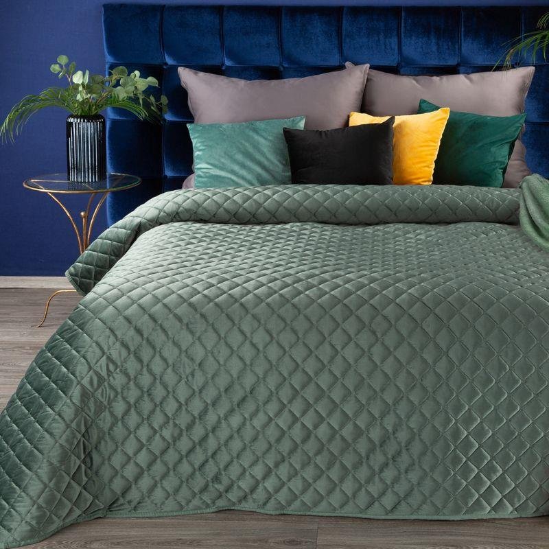 Фото - Покривало Narzuta na łóżko ciemna mięta 170X210 - 170 x 210 cm