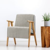 Narzuta Pikowana 70x160 na Łóżko Kanapę Welurowa Ozdobna Sofia Beż