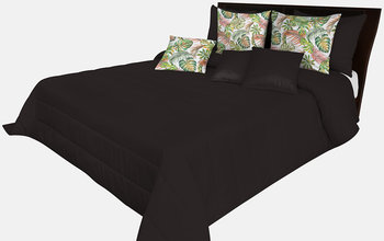 Narzuta pikowana na łóżko czarna NMN-009 Mariall - Mariall Design