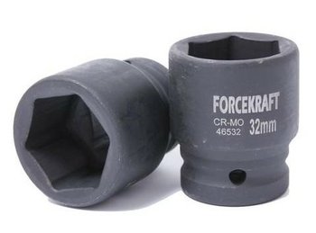 Nasadka głowica końcówka udarowa 3/4" 40mm 6-kątna stal Cr-Mo FORCEKRAFT - Forcekraft