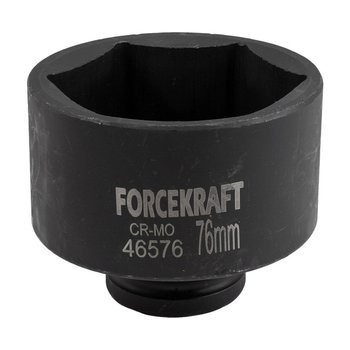 Nasadka głowica końcówka udarowa 3/4" 76mm 6-kątna stal Cr-Mo FORCEKRAFT - Forcekraft