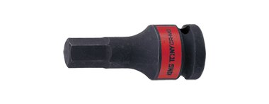 Nasadka udarowa 1/2' KING TONY 405510s, hex 5/16', 60 mm