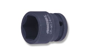 Nasadka udarowa 6-kątna JONNESWAY, 1/2' 32 mm, CR-MO