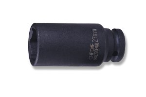 Nasadka udarowa długa 6-kątna JONNESWAY, 1/2', 30 mm, CR-MO