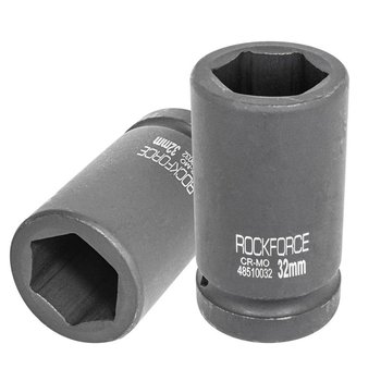 NASADKA UDAROWA GŁĘBOKA KÓŃCWÓKA GŁOWICA 1" 32 mm 6-kąt STAL CR-MO ROCKFORCE - Rockforce