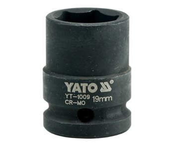 Nasadka udarowa krótka YATO 1009, 1/2", 19 mm - YATO