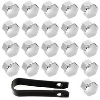 Nasadki Nakładki Na Śruby Felg 17 Mm Chromowane