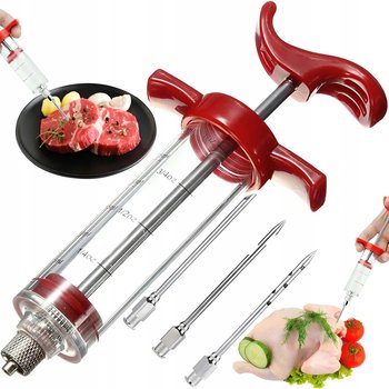 Nastrzykiwarka Strzykawka Do Mięsa 3 Igły 30 Ml Do Peklowania Mięs - NTN