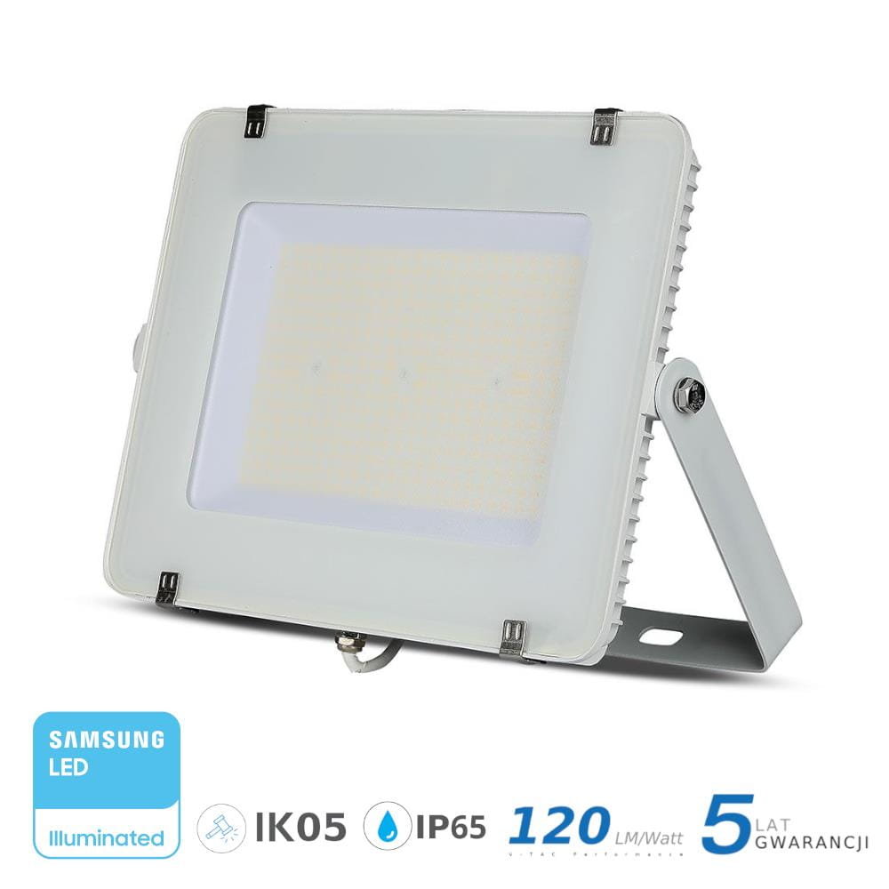 Фото - Прожектор / світильник V-TAC Naświetlacz halogen LED  200W SAMSUNG SLIM Biały VT-206 zimny 24000lm 