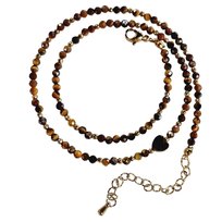 Naszyjnik choker tygrysie oko kamienie naturalne trendy / StoneLab StoneLab