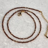 Naszyjnik hematyt kamienie naturalne trendy / StoneLab StoneLab