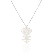 Naszyjnik srebrny z psem Labrador Retriever 50 CM