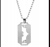 Naszyjnik wisiorek Batman DC srebrny prezent