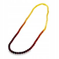 Naszyjnik z bursztynu korale bursztynowe kolia STOPNIOWANE