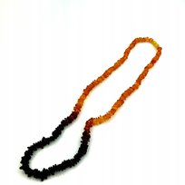 Naszyjnik z bursztynu korale bursztynowe kolia STOPNIOWANE