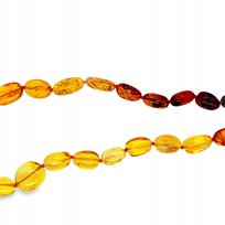 Naszyjnik z bursztynu korale bursztynowe NATURALNE kolia STOPNIOWANE