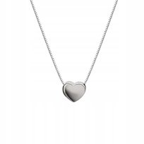 Naszyjnik z Sercem Srebro 925 Walentynki