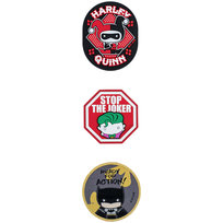 Naszywki na rzep emblemat 3 szt DC BATMAN JOKER KITE