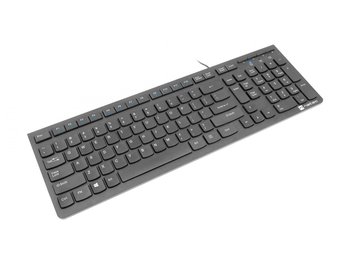 Natec Keyboard Discus 2 Slim Wired, US Layout, USB 2.0, Black - Natec