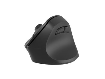 Natec, Mysz wertykalna natec crake 2 bezprzewodowa 2400dpi bluetooth 5.2 + 2.4ghz czarna, praworęczna