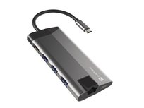 Natec, Stacja dokująca Multiport Fowler Plus USB-C PD, 3x USB 3.0, HDMI 4K, RJ45, SD, micro SD Natec