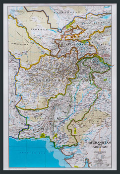 National Geographic, mapa ścienna polityczna Afganistan, Pakistan Classic, 1:3 363 300 - National geographic