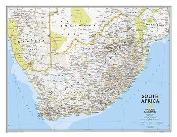 National Geographic, mapa ścienna polityczna Afryka Południowa Classic , 1:3 044 000 - National geographic