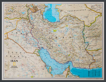 National Geographic, mapa ścienna polityczna Iran Classic, 1:3 696 000 - National geographic