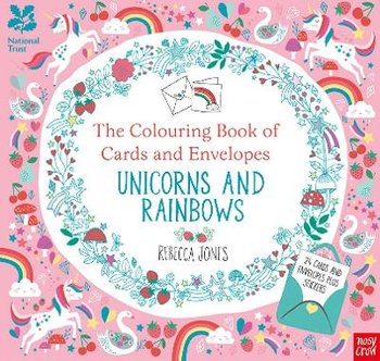 National Trust: The Colouring Book of Cards and Envelopes - Unicorns and Rainbows - Jones Rebecca