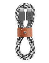 Native Union Belt Cable - kabel USB-C - USB-C, 1,2 m (zebra)