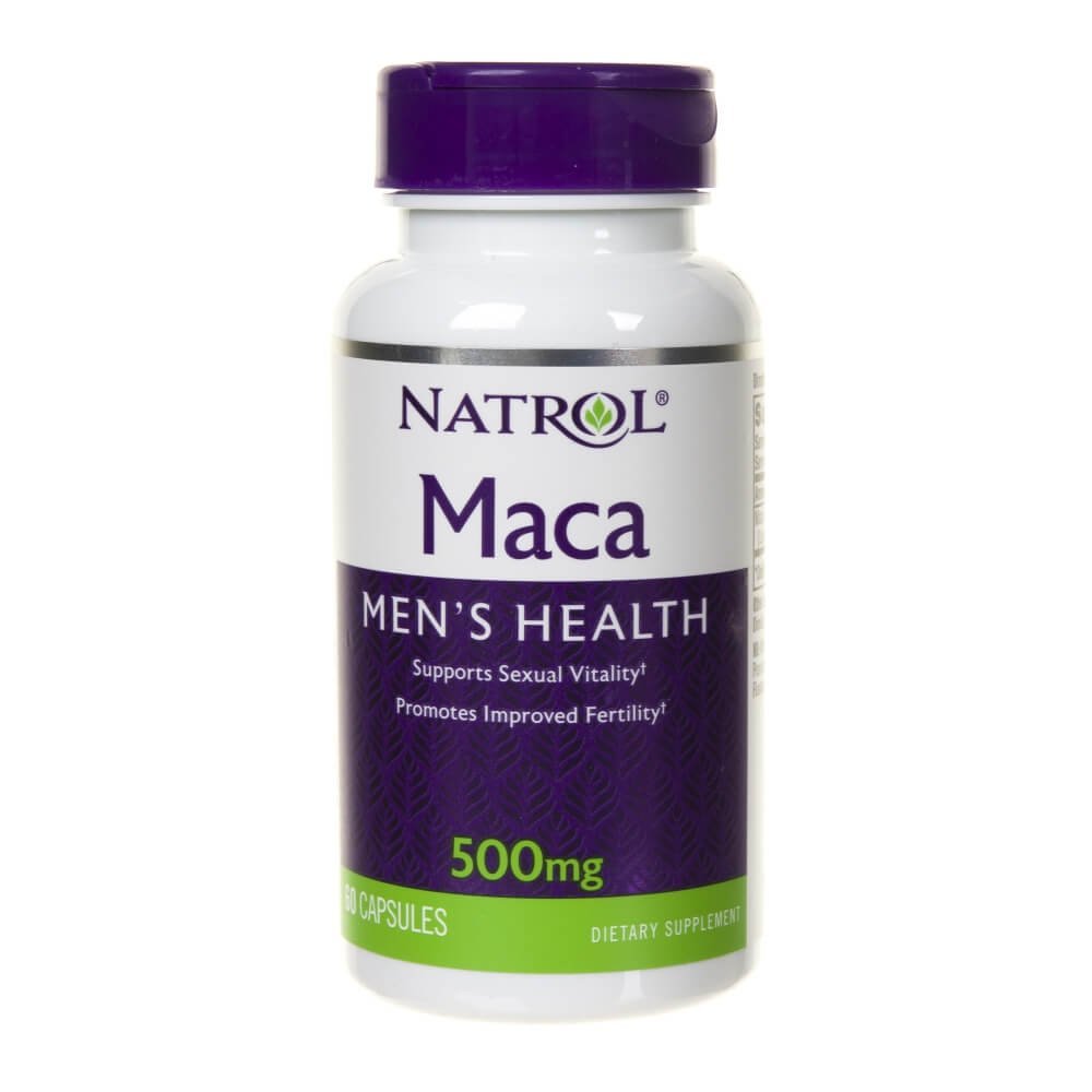Zdjęcia - Witaminy i składniki mineralne Natrol, Suplement diety Maca 500 mg, 60 kapsułek