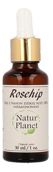 Фото - Крем і лосьйон PLANET Natur , olej z dzikiej róży nierafinowany, 30 ml 